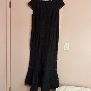 Elegant Black Lace Dress